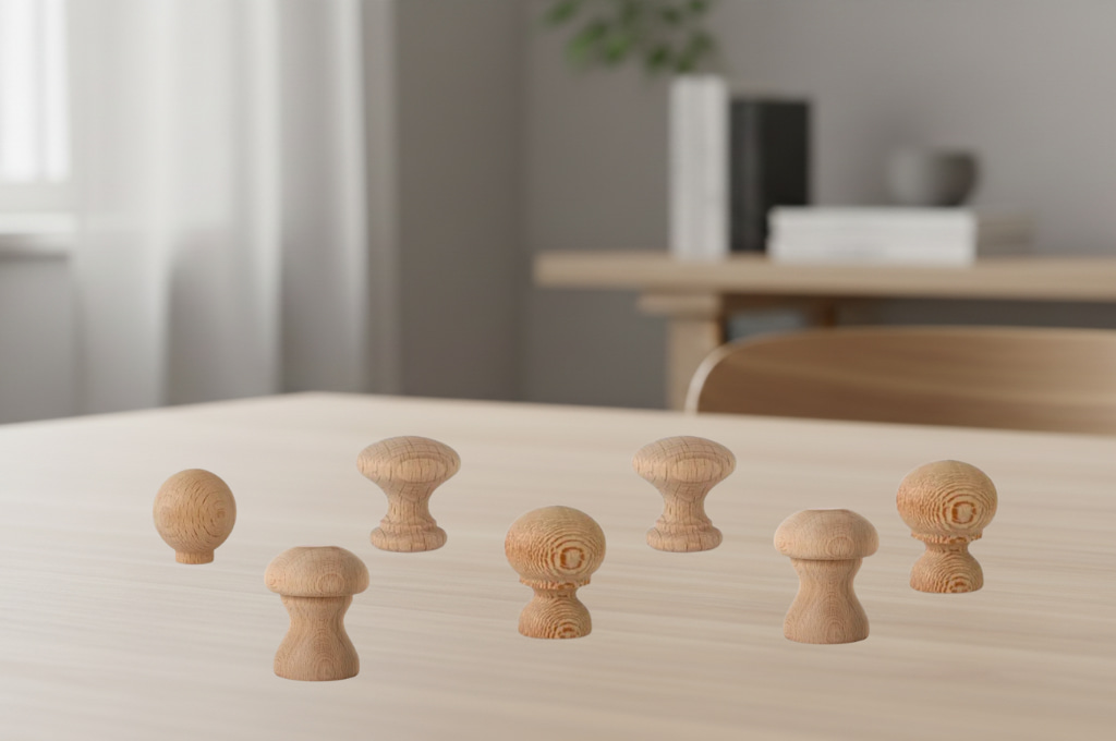 Pomoli in legno per mobili