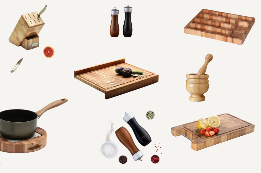 Accessori in legno per cucina